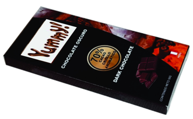 Chocolate 70% Cacao Dark Dark (puro) endulzado 50gr