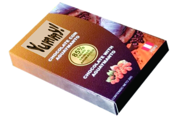Chocolate 85% Cacao & Aguaymanto 20gr